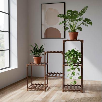 Obrázek z Dřevěný stojan na květiny