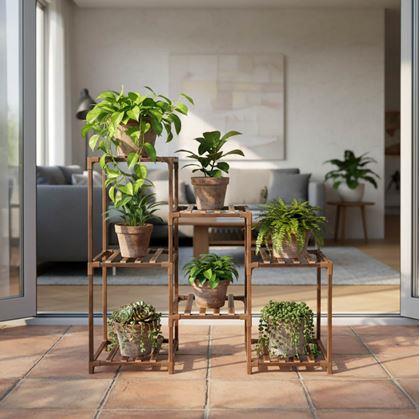 Obrázek z Dřevěný stojan na květiny