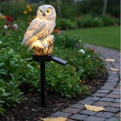 Obrázek z Solární zahradní osvětlení sova