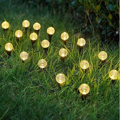 Obrázek Solární bublinková svítidla do země 10 ks