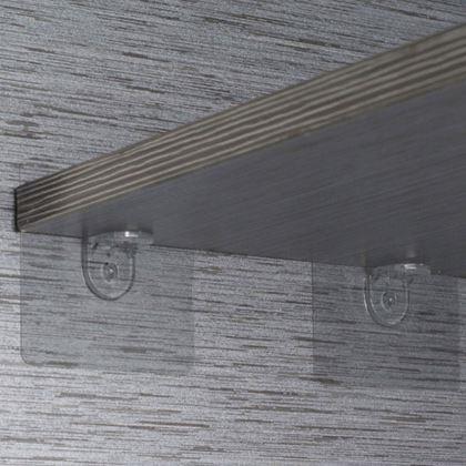 Obrázek z Nalepovací držák na poličku 10 ks