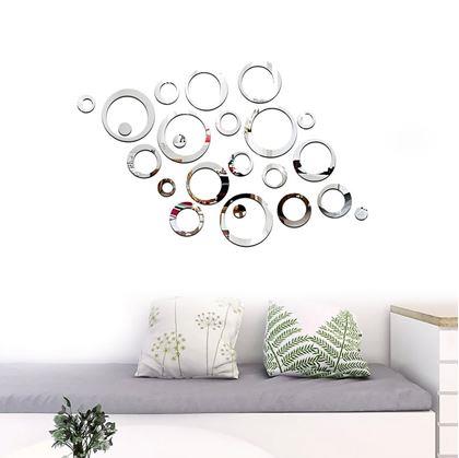 Obrázek z Nálepky na zeď/zrcadlo - kruhy