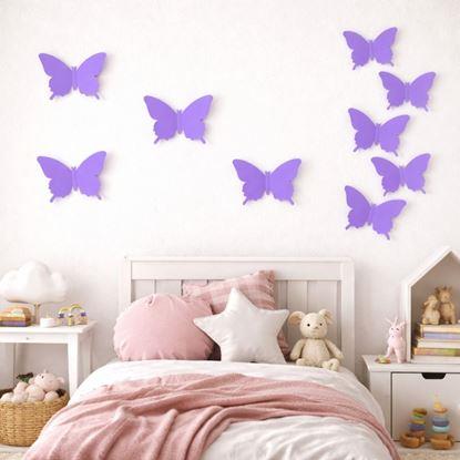 Obrázek 3D motýlci na zeď