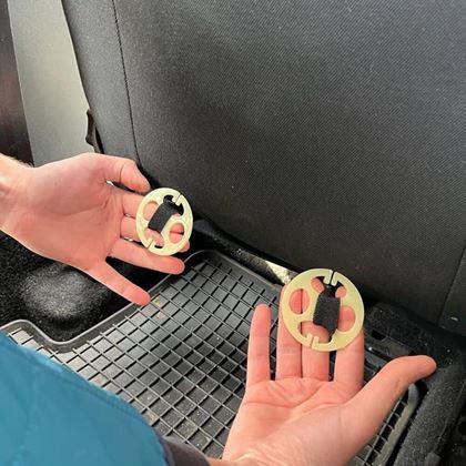 Obrázek z Sada podložek na sedadla - béžová