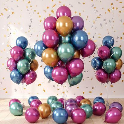 Obrázek Metalické balónky 50 ks