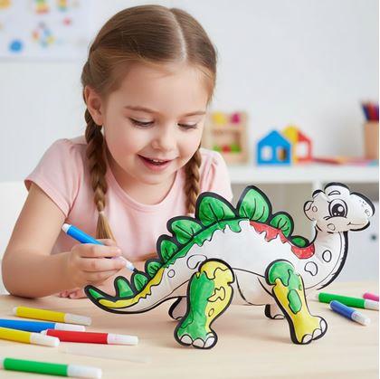 Obrázek z Nafukovací omalovánka - Stegosaurus