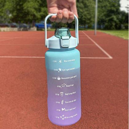 Obrázek z Láhev na vodu s motivačním textem 2 l