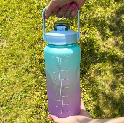 Obrázek z Láhev na vodu s motivačním textem 2 l