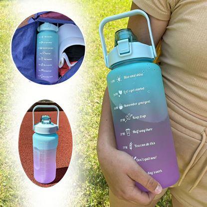 Obrázek Láhev na vodu s motivačním textem 2 l