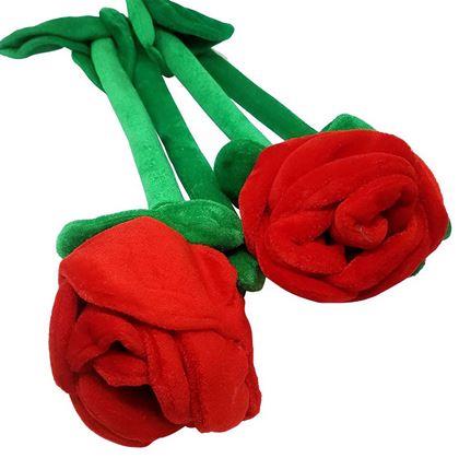 Obrázek z Plyšová červená růže