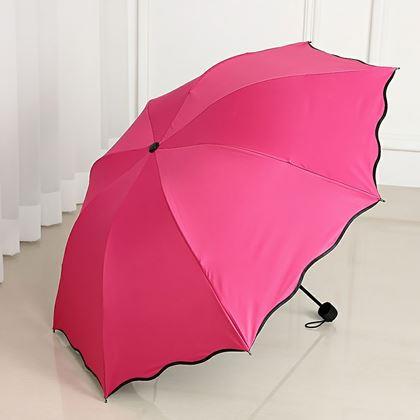 Obrázek z Magický deštník skládací - tmavě růžový