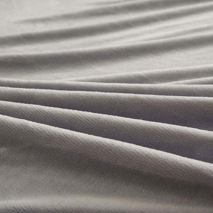 Obrázek z Mikroplyšové prostěradlo 180 x 200 cm - světle šedé