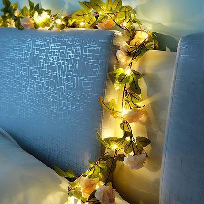 Obrázek z LED světelný řetěz 2 m - růže