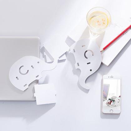 Obrázek z Stojánek na stůl, na tužky/mobil - slon