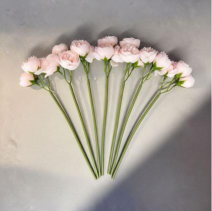 Obrázek z Umělá kytice - pivoňka, 9 stonků