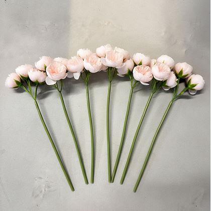 Obrázek z Umělá kytice - pivoňka, 9 stonků