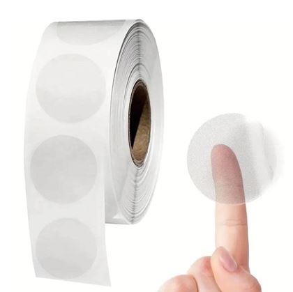 Obrázek z Samolepicí průhledná kolečka 500 ks