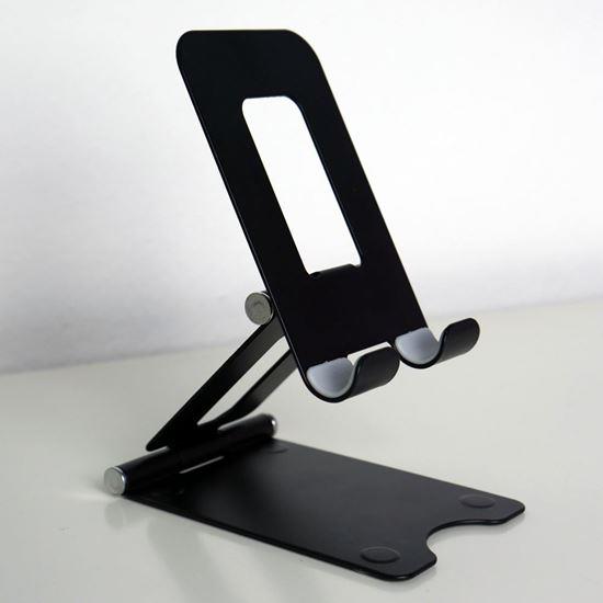 Obrázek z Kovový držák na mobil - černý