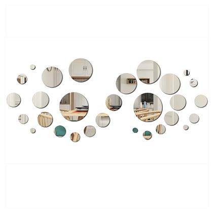 Obrázek z Nálepky na zeď/zrcadlo - kolečka 32 ks