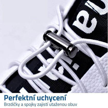 Obrázek z Rychlozavazovací tkaničky - bílé