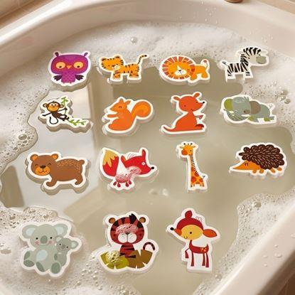 Obrázek Pěnová zvířátka do vany 15 ks