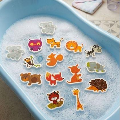 Obrázek z Pěnová zvířátka do vany 15 ks