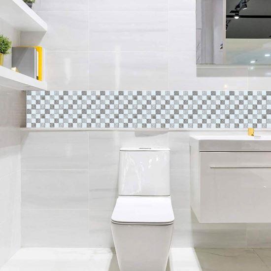 Obrázek z Samolepící obklady 6 ks - šedé