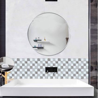 Obrázek z Samolepící obklady 6 ks - šedé