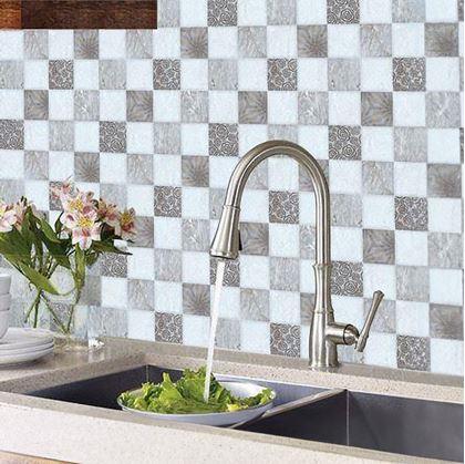 Obrázek z Samolepící obklady 6 ks - šedé