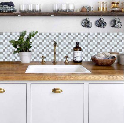 Obrázek z Samolepící obklady 6 ks - šedé