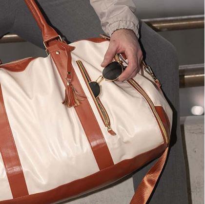 Obrázek z Skládací cestovní taška - béžová