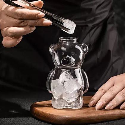 Obrázek z Sklenice ve tvaru medvídka