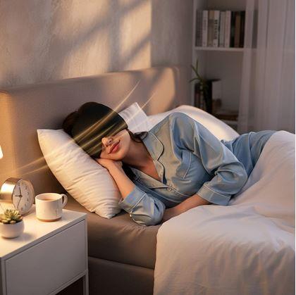 Obrázek z Chladící a zahřívací maska proti migréně