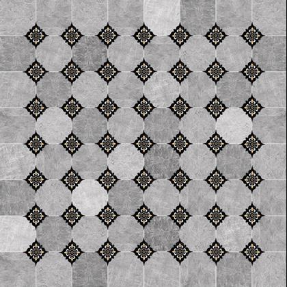 Obrázek z Nálepky na obklady - 20 ks - černožluté