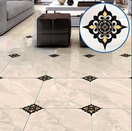 Obrázek z Nálepky na obklady - 20 ks - černožluté