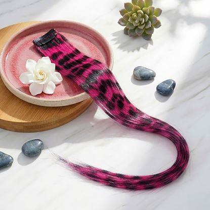 Obrázek Barevný clip in pramínek 45 cm, mývalí ocas