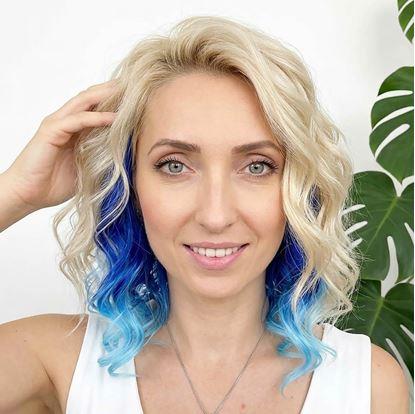 Obrázek Clip in pás pro barevné podbarvení vlasů