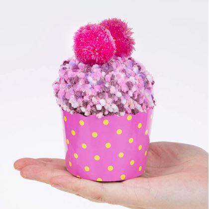 Obrázek z Ponožky v dárkovém balení - růžový cupcake