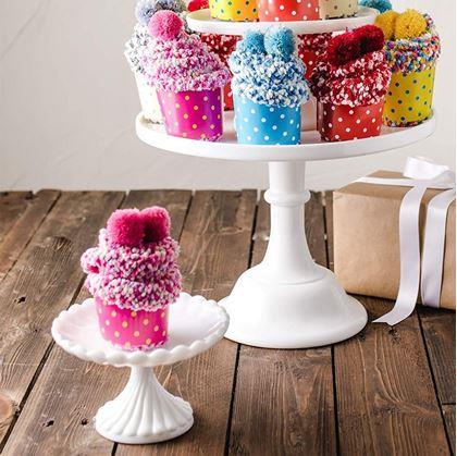 Obrázek z Ponožky v dárkovém balení - růžový cupcake