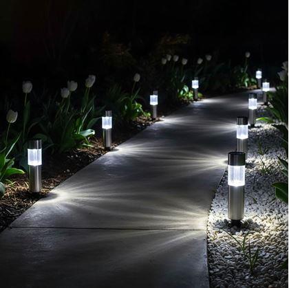Obrázek z Solární zahradní LED světlo - sloupek
