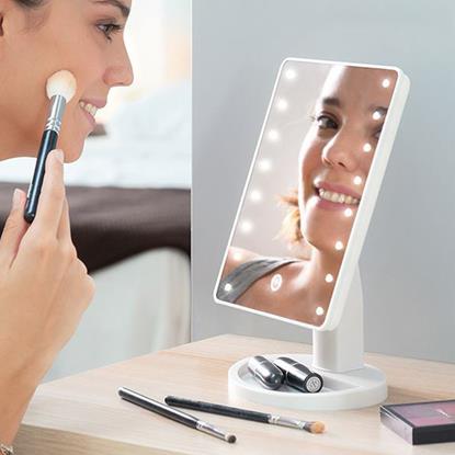 Obrázek Kosmetické zvětšovací zrcátko 22 LED diod