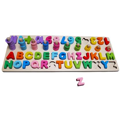 Obrázek z Dřevěná abeceda s čísly