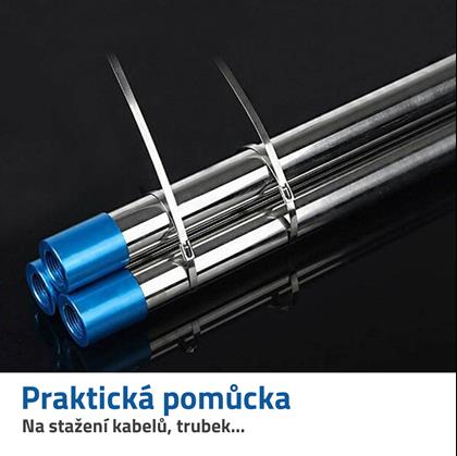 Obrázek z Stahovací pásky kovové - délka 10 cm