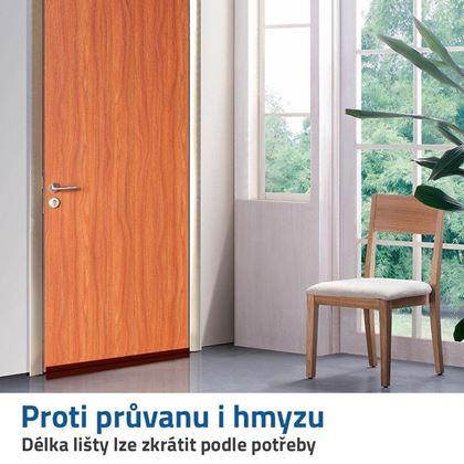 Obrázek z Lišta ke dveřím - hnědá