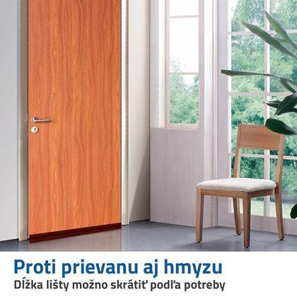 Obrázek z Lišta ke dveřím - hnědá