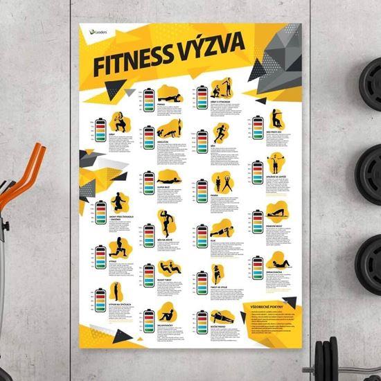 Obrázek z Stírací plakát - fitness výzva
