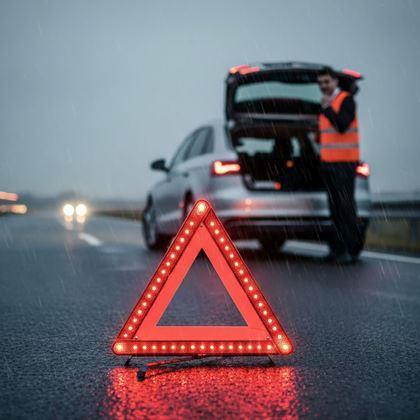 Obrázek z Výstražný trojúhelník s LED osvětlením