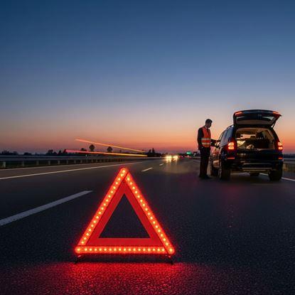 Obrázek Výstražný trojúhelník s LED osvětlením