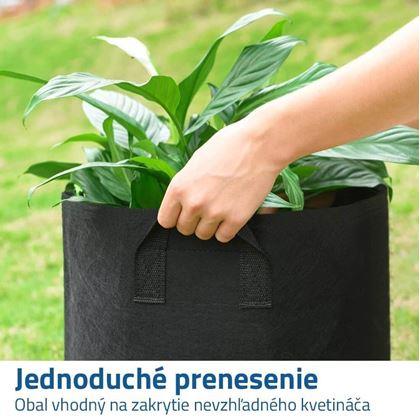 Obrázek z Textilní květináč - průměr 25 cm