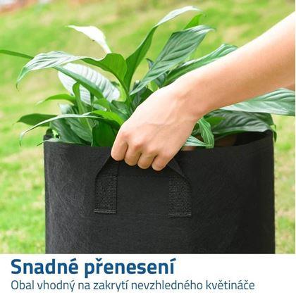Obrázek z Textilní květináč - průměr 30 cm